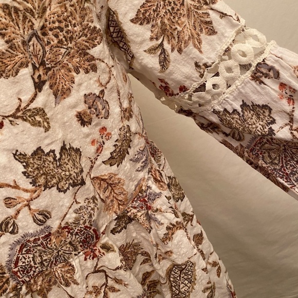 TASSELS N LACE Cottage Core Empire Crochet Top - Picture 4 of 7